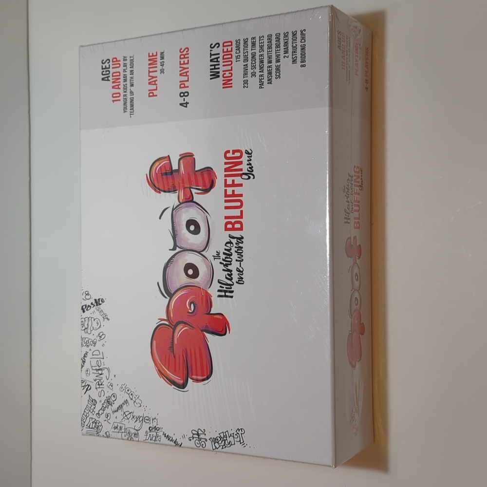 Spoof hilarious one word bluffing game Inspiration Play board game 10 and up